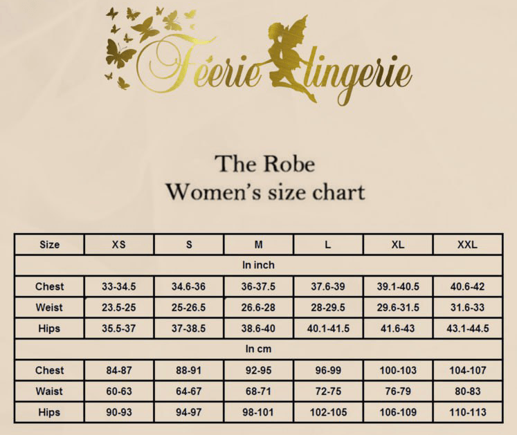 wedding robes sizes