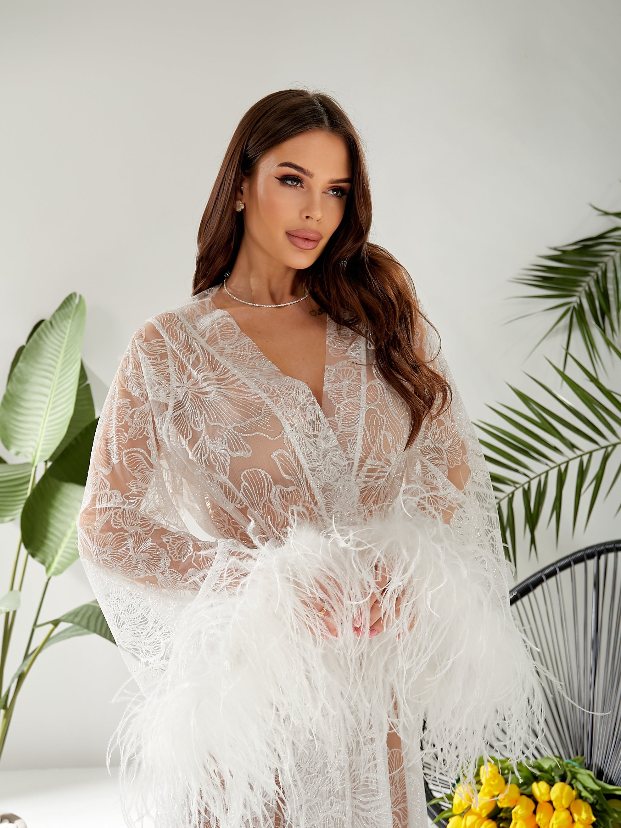 Feather robe 