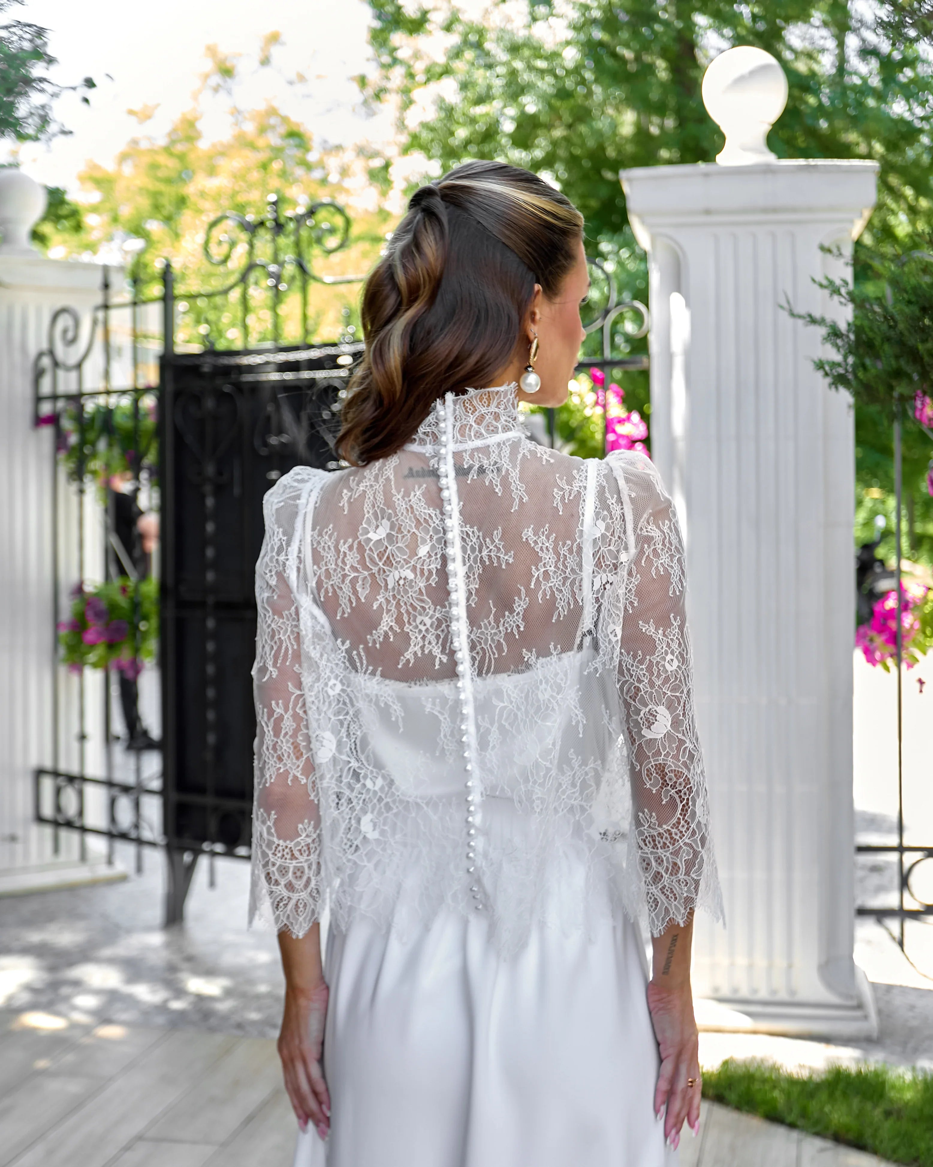 White Lace Bridal Bolero