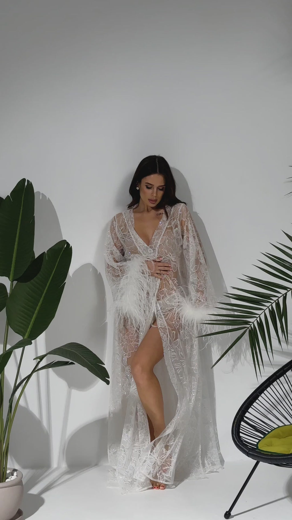 wedding morning robe